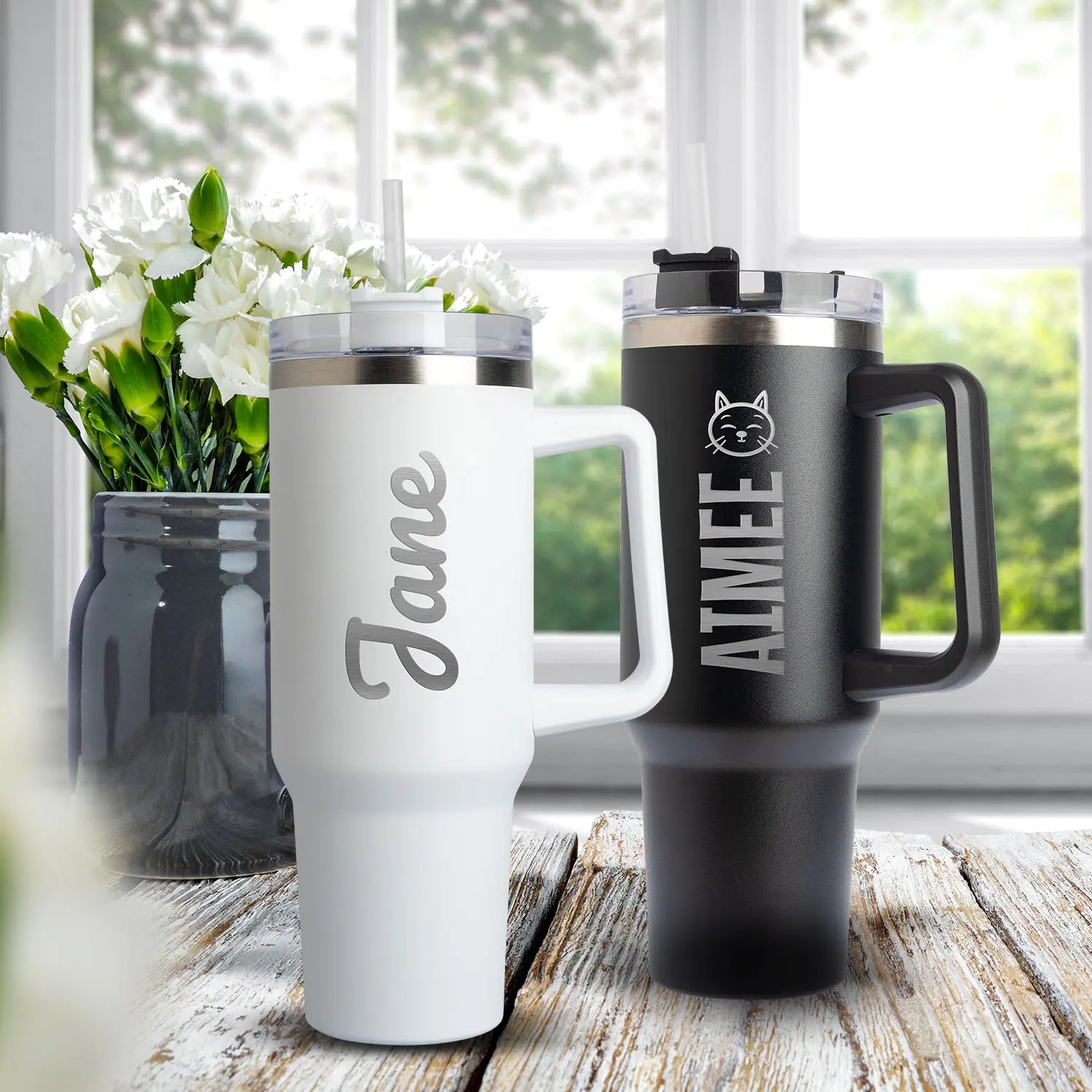 Personalized Engraved Stainless Steel Tumbler (40oz)