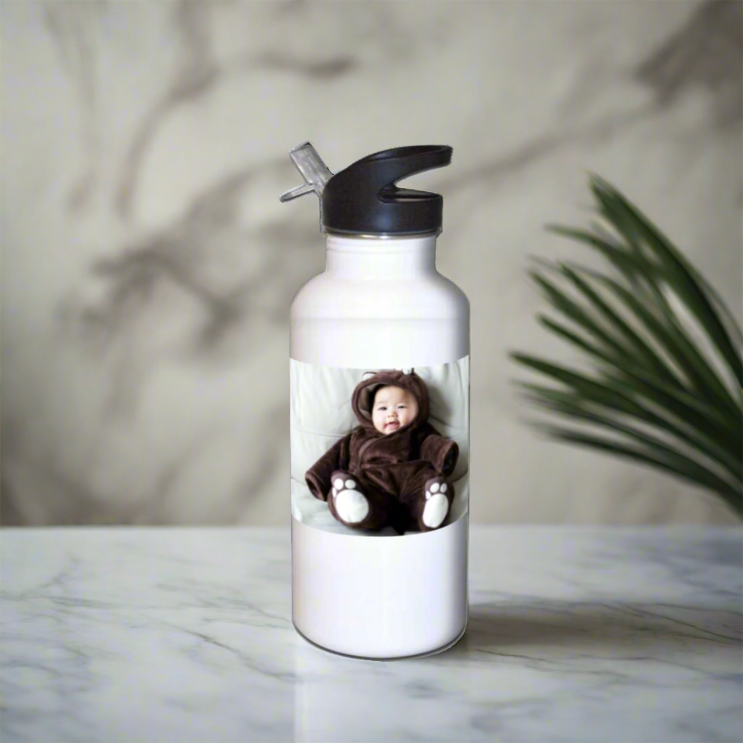 Belongs To Photo - Personalized Custom Pet Water Bottle With Drinking Feeder main image 1