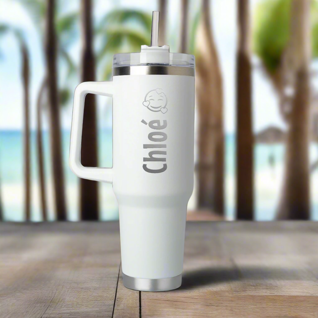 Personalized Engraved Stainless Steel Tumbler (40oz) Personalized Engraved Stainless Steel Tumbler (40oz)